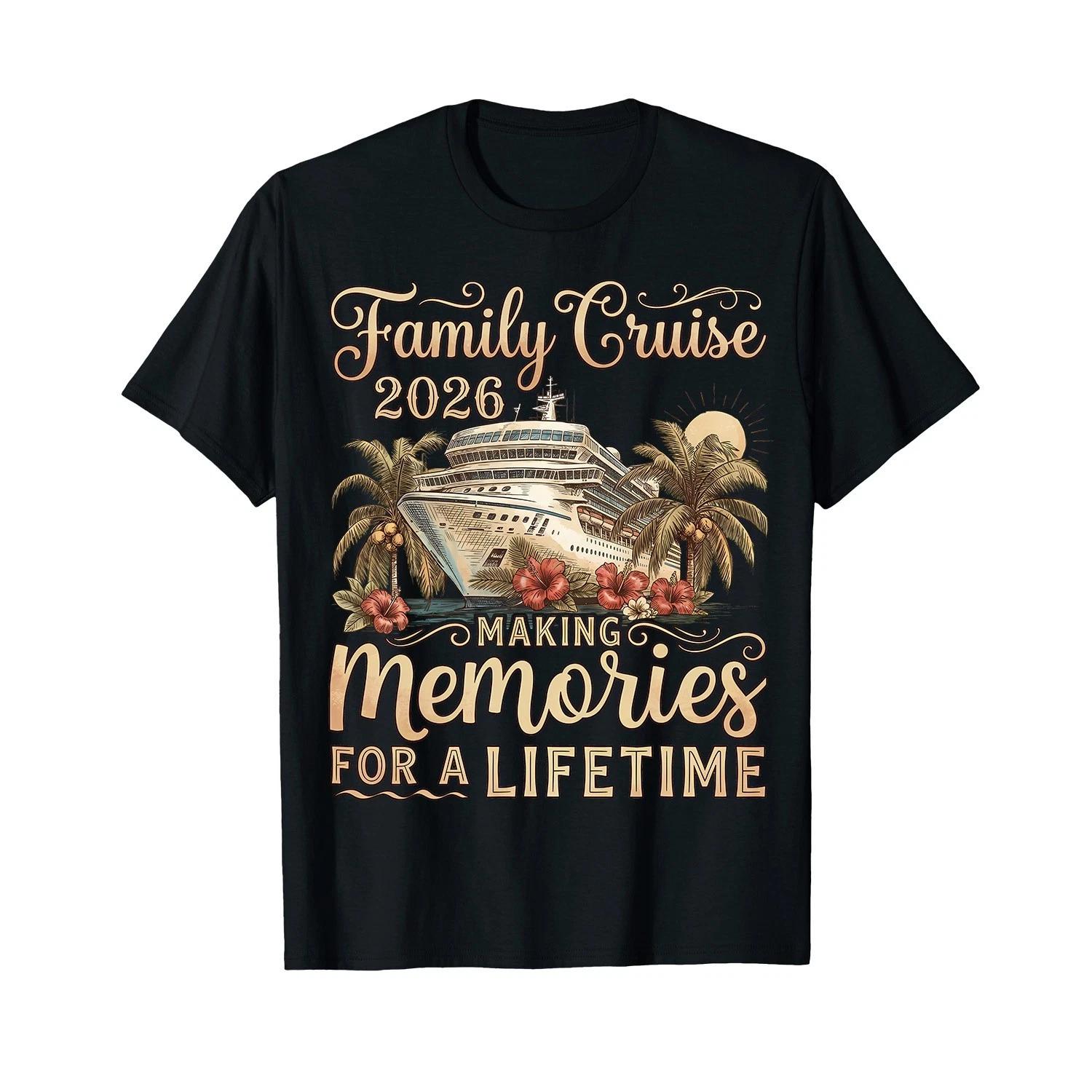 Family Cruise 2026 Family Cruise Vacation Summer Party T-Shirt L