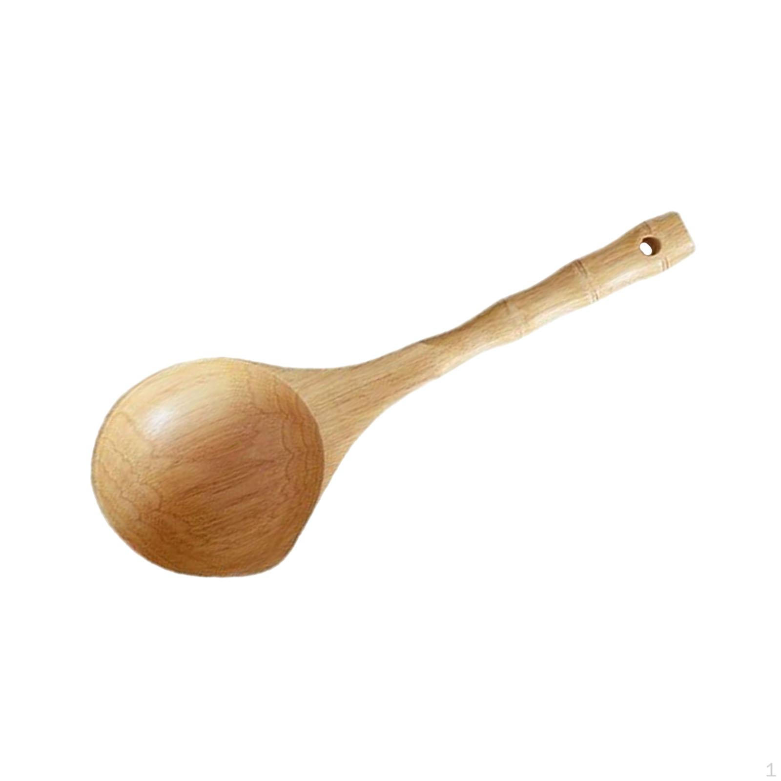 

Sauna Ladle Multipurpose Accessories Simple Easy to Use Sturdy with Long Handle Wood Bath Wooden