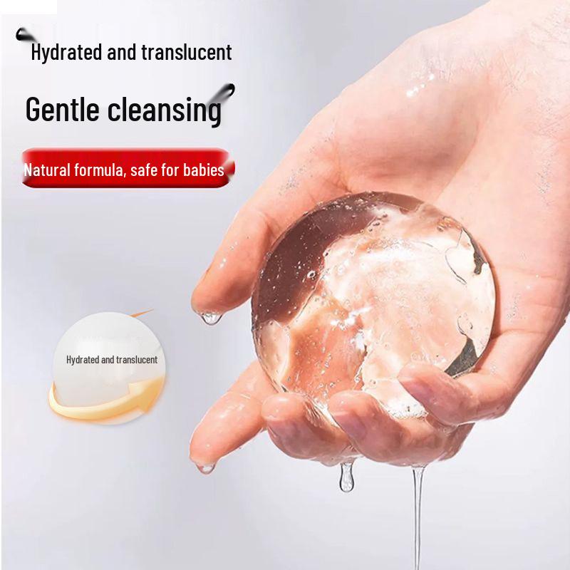 Aminosäure-Reinigungssalz: Sanftes Schaumendes Gesichtsreiniger, Transparente und Tragbare Handgemachte Seife.