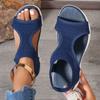 Fashion 2025 New Women Sandals Mesh Summer Platform Sandals Women Open Toe Wedge Sandals Ladies Outdoor Casual Shoes Zapatillas Muje