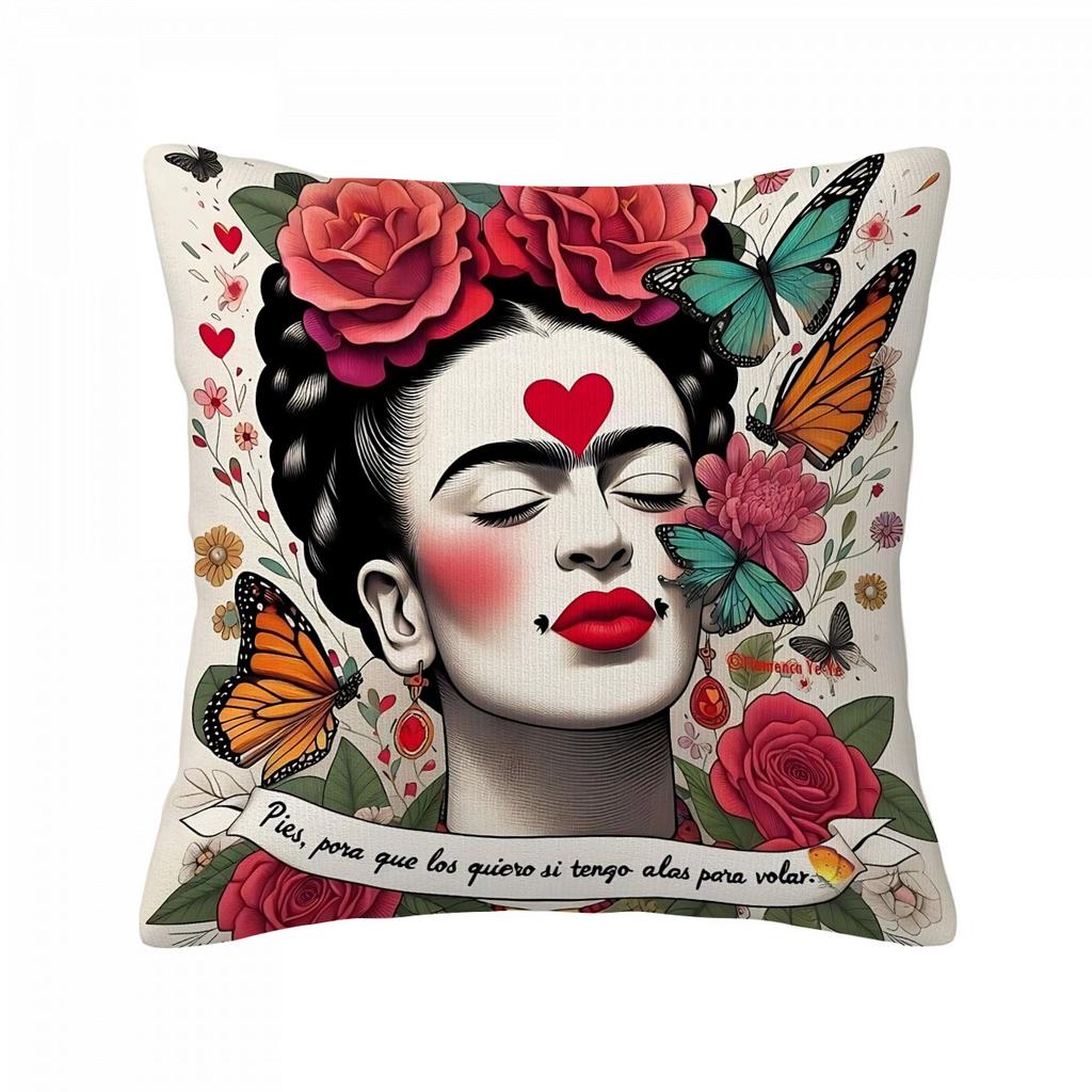 Frida Pillowcase Luxury Cushion Cover For Sofa Anime Personalized Gifts Home Decorations Living Room Decoration Sleeping Pillows