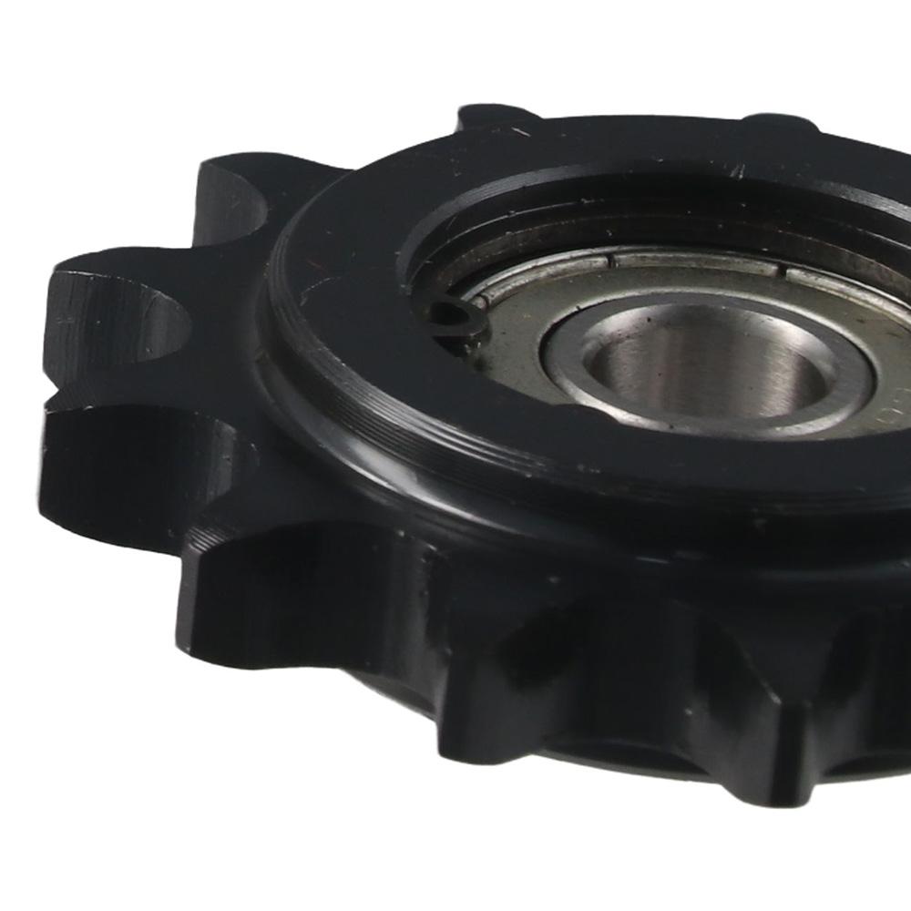 10mm Bore 1/2" Pitch Chain Idler Sprocket Bearing Circlip for ISO 08B Chains Machinery Transmission