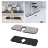 Contoured Shape Absorbent Mat Wraparound Design Sink Splash Guard Faucet Catcher  Bathroom Use