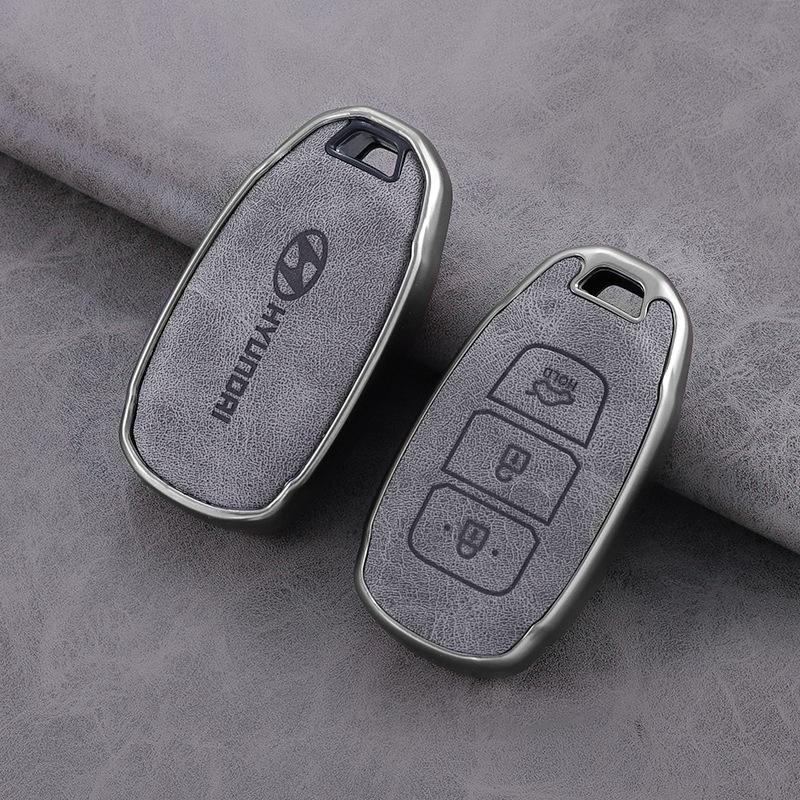 Compatible Hyundai Key Covers for ix35, Elantra 7th Gen, Langdong, Mingtu, Terracan, Santa Fe, Celesta, and Festa.