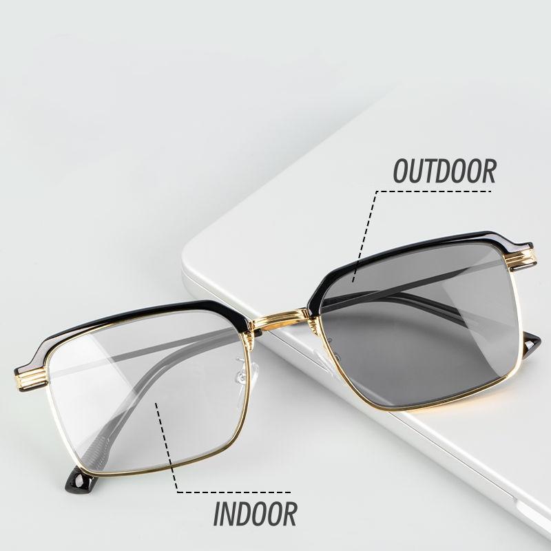 Nowe trendy Fotochromowe okulary krótkowzroczności Mężczyźni Kobiety Okulary zmieniające kolor Okulary przeciwsłoneczne anty UV Luksusowe okulary z minusem dioptrii 0~-4.0