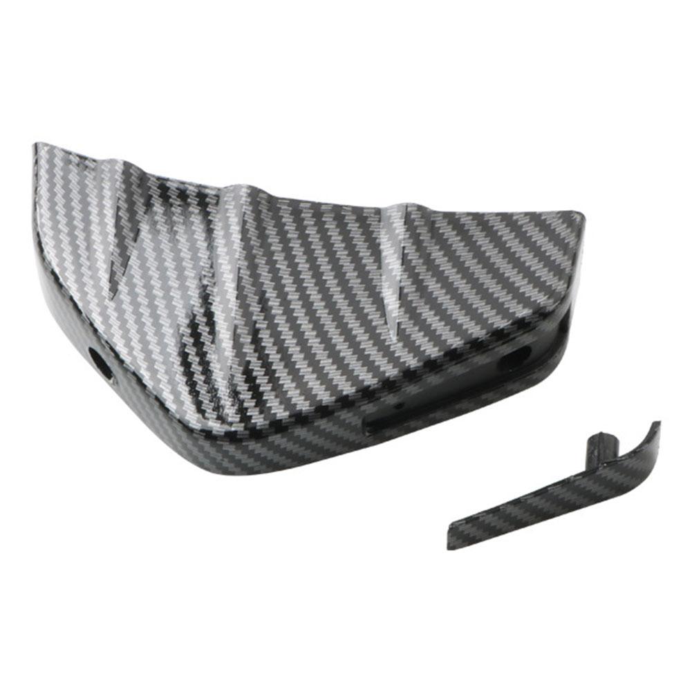 4PC Universal Car Rear Bumper Spoiler Diffuser Shark Fin Protect Cover Anti-crash Accessories Valance Chin Rubber Car Bumper Lip