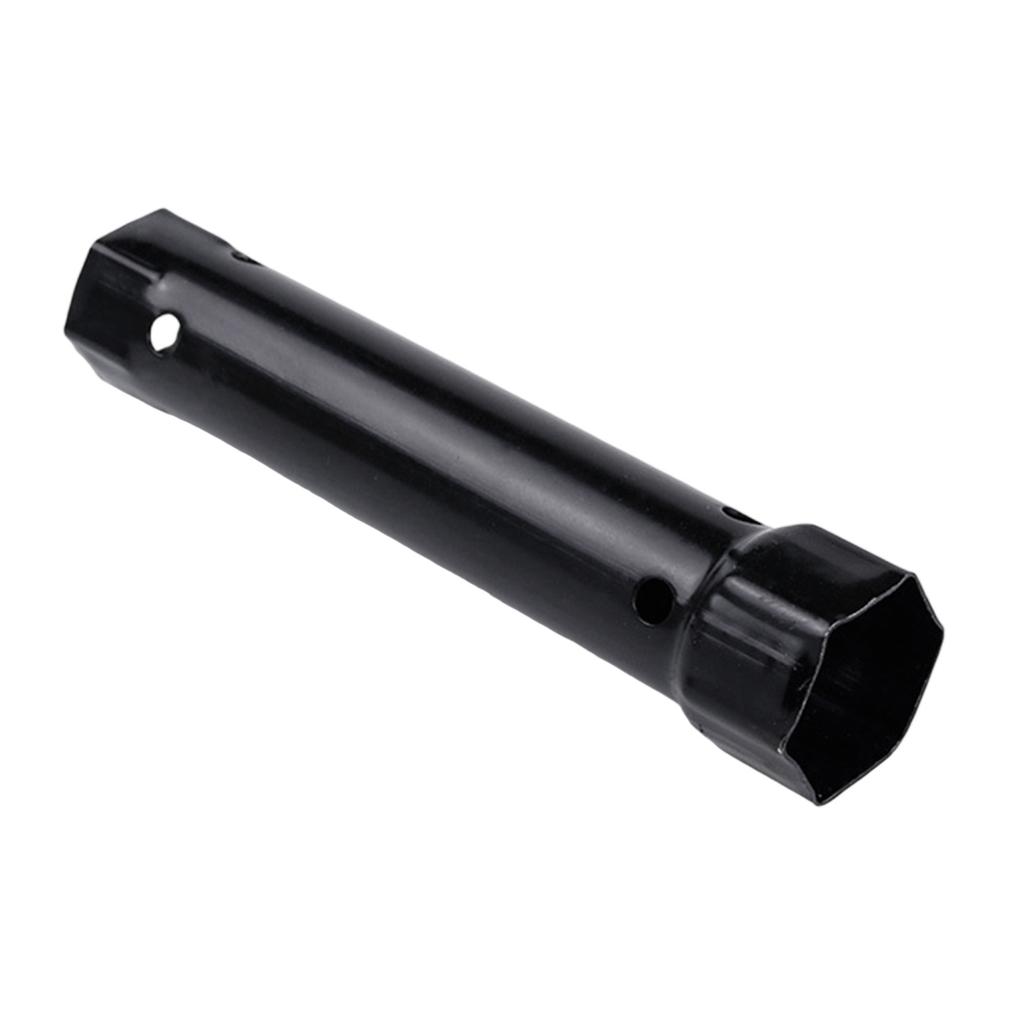 204mm Tubular Box Wrench M34-40 Dual Socket Wrench Carbon Steel Tool for Plumbing and Home Repairs Tap Tool Basin Wrench