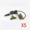 Military Building Blocks Accessories Figure Soldier Helmet Toy USSR USA UK Japanese Hat Mini Brick Hood Mask Flamethrower