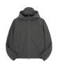 Theknitcompany Crispy Nylon Utility Jacket [Charcoal]