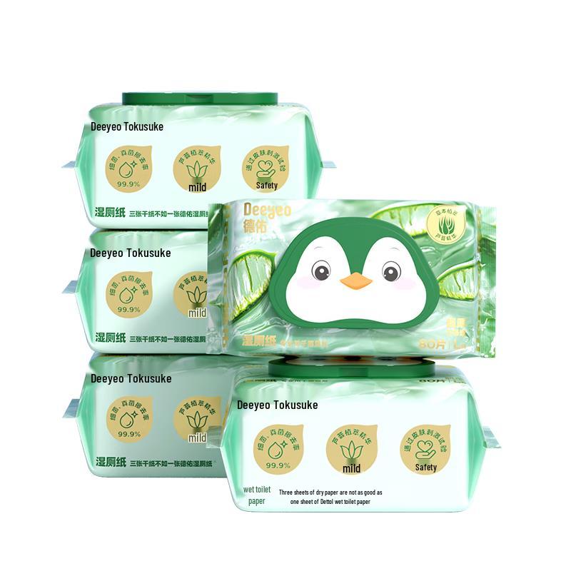 DeYou Flushable Wet Toilet Paper