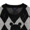 Callaway Argyle Crew Neck Golf C23218205 Size L Women's Sweater, Sweater, 1010_Black,