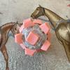 Botão de descompressão 12 teclas Luz piscante Bola cubo mágico Botão de descompressão Bola teclado Botão de pressionar com a ponta do dedo Brinquedo de eixo de teste