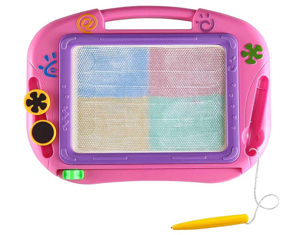 Magnetic Drawing Board Erasable Colorful Doodle Drawing Board Toy for Kids Writing Sketching Pad