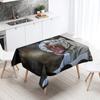 Tiger Lion Jungle Animal Tablecloth Outdoor Camping  Party Restaurant Table Decoration Waterproof Kitchen Home Decor