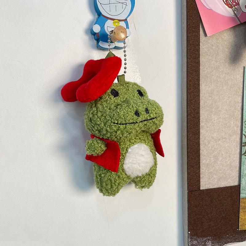 

Мультяшная зеленая лягушка плюшевая кукла игрушка кулон брелок рюкзак подвески украшения подарки