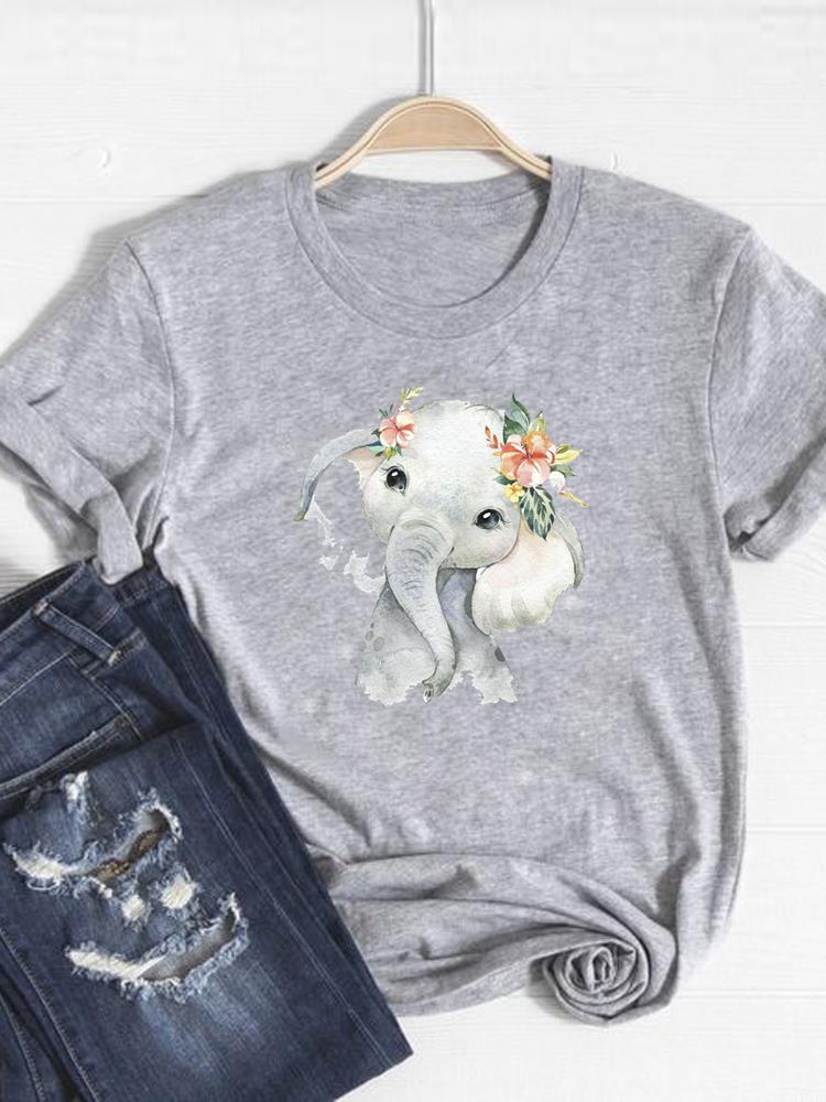 Sloth Cartoon Sweet 90s Cute Graphic Tshirt Print T Shirt Short Sleeve Summer Clothes Women Clothing Fashion Basic Tee Top