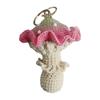 Knitted Keychain Cute Crochet Key for Bag Decoration
