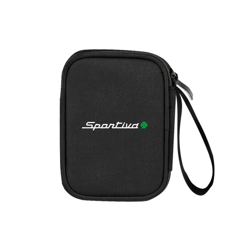 Bildekaler För Alfa Romeo 1 st Bil digitala Tillbehör Förvaringsväska USB-kabel Förvaringslåda För Alfa Romeo Giulietta GT 159 147 156 M