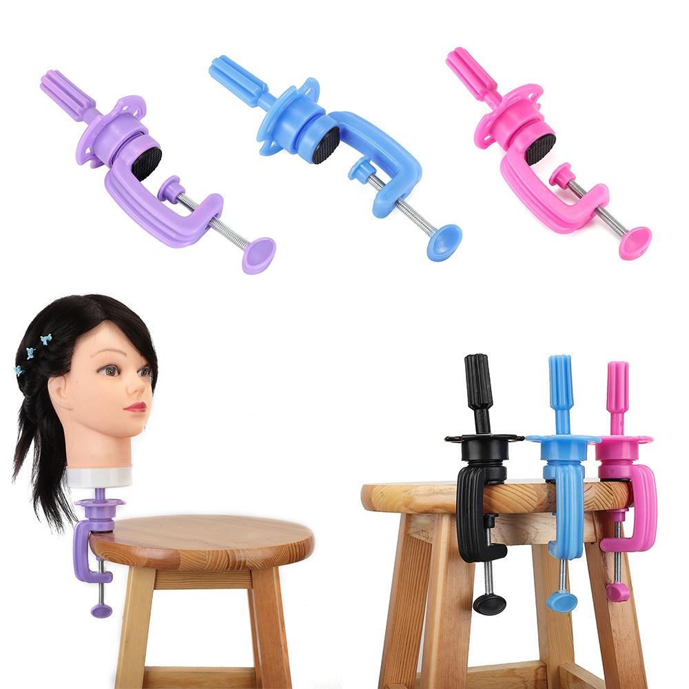 Buy Cosmetology Hairdressing Mannequin Training Model Head Wig Holder ...