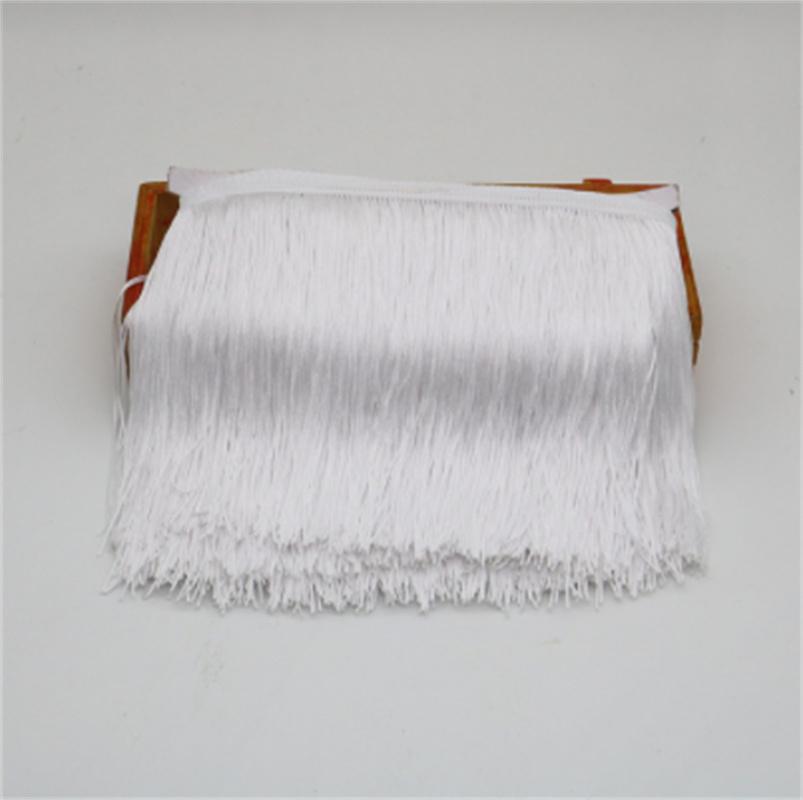 1 yards Long Fringe Lace Tassel Polyester Lace Trim Ribbon Latin dance skirt curtain fringes for sewing DIY Accessories tassle