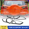 Rücklicht Abdeckung Zierleiste Für Ford Ecosport 2014 2015 2016 2017 Mattschwarz Hinteres Rücklicht Lampe Dekorative Abdeckung Autozubehör