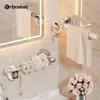 Punch-Free Wall-Mounted Suction Cup Towel Rack for Bathroom