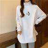 VAYLA Velvet Turtleneck Long Sleeve Tops Ladies Casual Solid Color Pullovers Undershirt Loose Autumn Winter Thin T-Shirts Fashion Women's Clothing