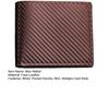 Men Card Wallet Bifold Slim Wallet Minimalist Short Wallet Pocket Card Holder Gift for Father Husband Boyfriend