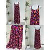 2025 Summer New Niche Australian Single Bourette Vacation Wear Color Floral Skirt Romantic Color Dress