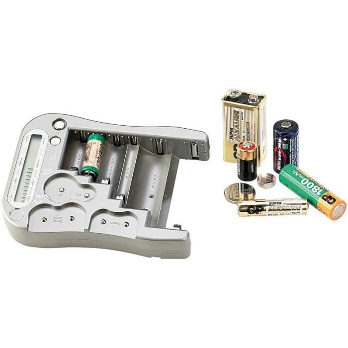 Testeur de piles professionnel avec écran LCD - TKA - Testeur de piles professionnel avec écran LCD
