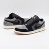 HJ4360-001 Nike Air Jordan 1 Low Dark Black Denim Light Smoke Grey Sail (Men's)