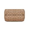 COACH Charlie Canvas With Leather Crossbody Bucket Bag, Shoulder Bag Small Women's Brown/Rusty 1027-B4NQ4