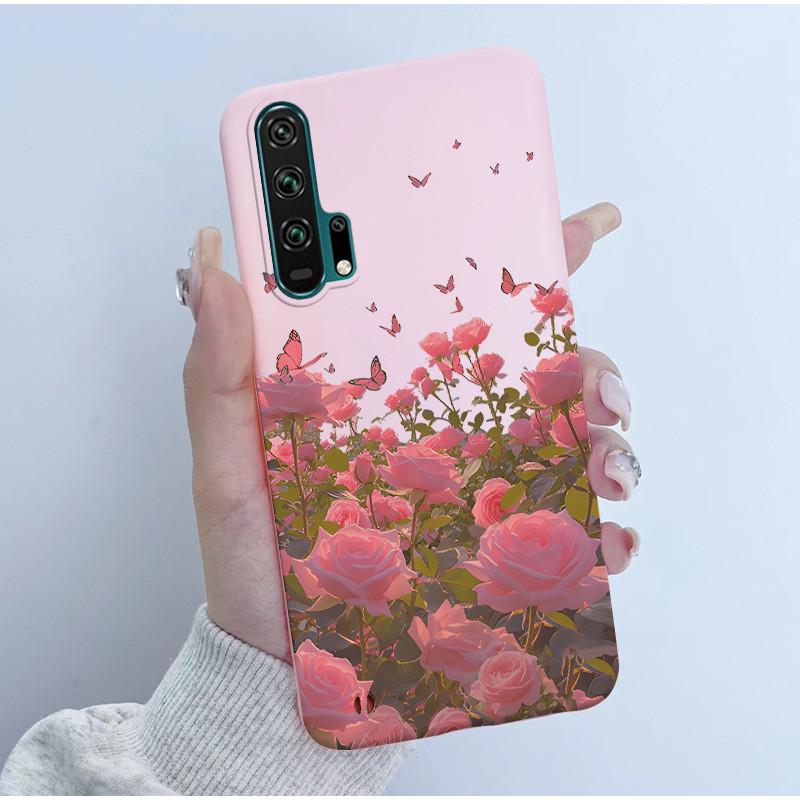 For Honor 20 Pro Case Honor20 Pro Back Soft TPU Silicone Cover Cute Cartoon Panda Phone Case For Huawei Honor 20 Pro Coque Funda