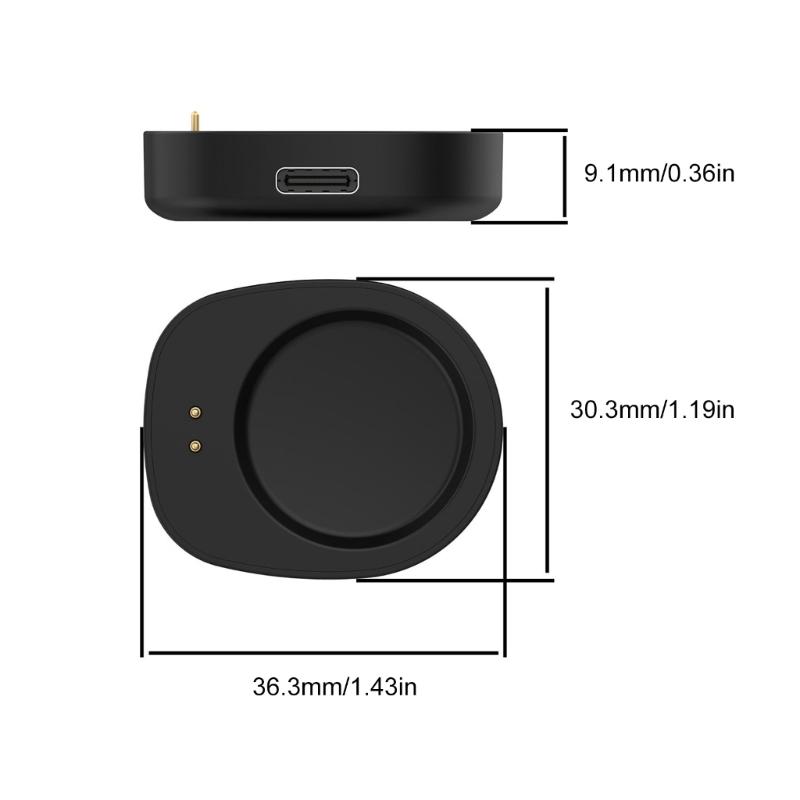 Tragbare Praktische Magnetische Ladeständer-Adapter-Dockingstation Für T-REX3 Smartwatch Typ C Eingang Innen- Und Außenbereich