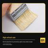 Thick Bristle Paint Brush with Wooden Handle for Cleaning & Barbecue