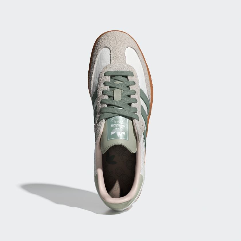 ID0492 Adidas Originals Samba OG Silver Green (Women's)