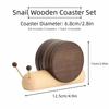 Magnetic Attachment Snail Heat Insulation Pad Heat Resistant Snail Bowl Pad  Home Decoration