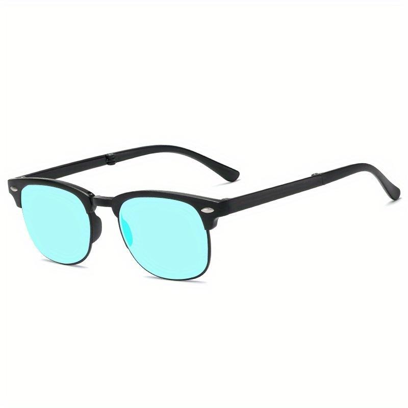 Lunettes Pour Daltoniens Rouge-vert - Monture Bleue - Adulte Unisexe - Neuf Sans étiquette