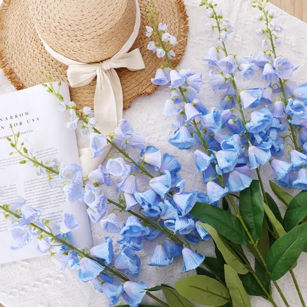 New Long Stem Artificial Lily Valley Silk Long Branches Fake Flower Decorative Artificial Faux Plants Floral Arrangement