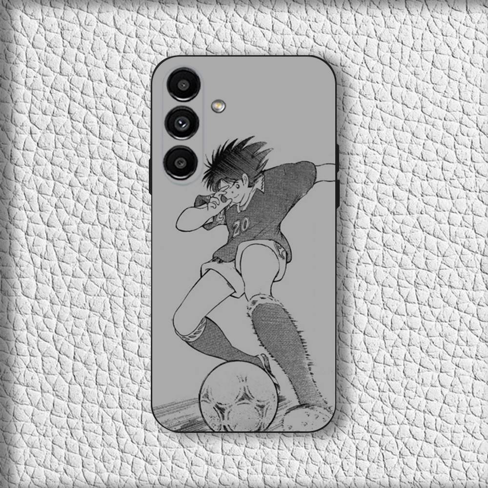 Anime C-Captain T-Tsubasa Phone Case For Samsung Galaxy A20,A21s,A22,A31,A32,A52,A53,A72,73,A80 Soft Black Cover