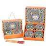 Elegant Ceramic Rice Bowl & Chopstick Set