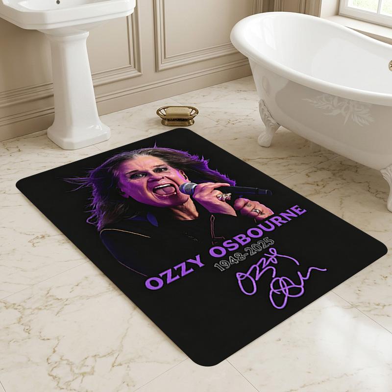 Ozzy Tribute Living Room Nonslip Area Rug Soft Carpet For Bedroom Game Playroom Sofa Office Home Decor Doormat Christmas Gift C926182
