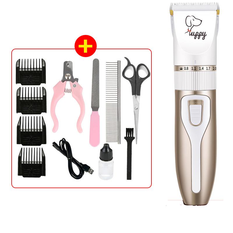 

Электрический триммер для стрижки собак и кошек, бритва с USB-зарядкой, электробритва, профессиональная машинка для стрижки животных с низким уровнем шума