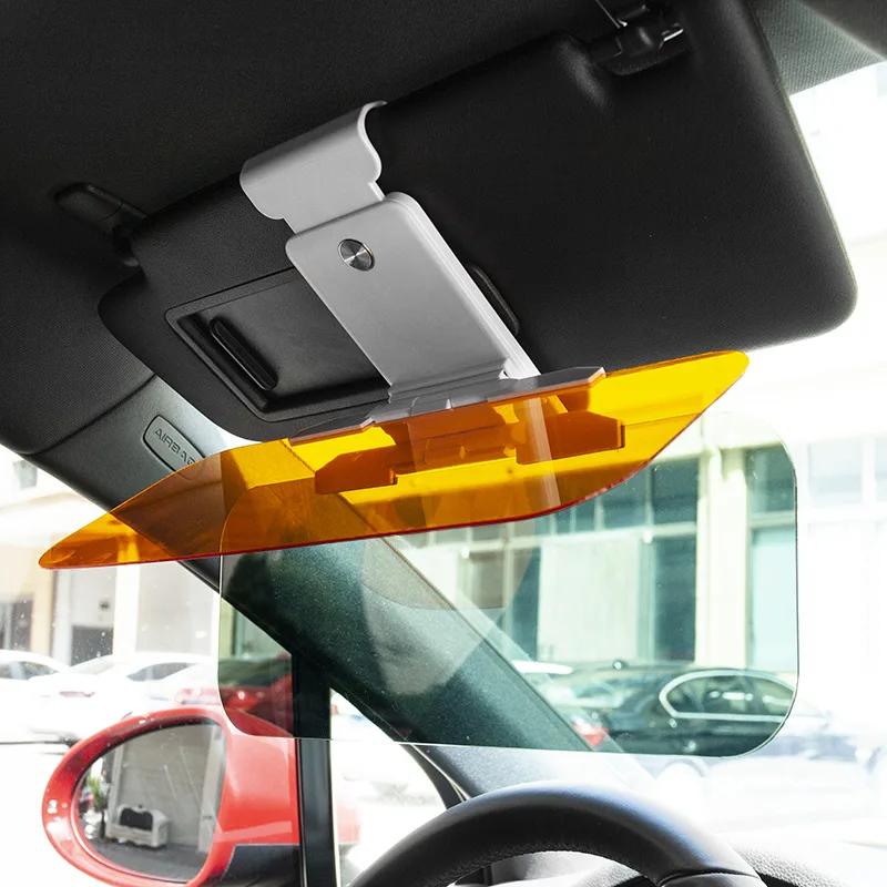 2 In 1 Car Sun Visor Goggle Night Vision Driving HD Anti Sunlight Dazzling Day Mirror Anti-UV Auto Interior Mirrors Sunshades