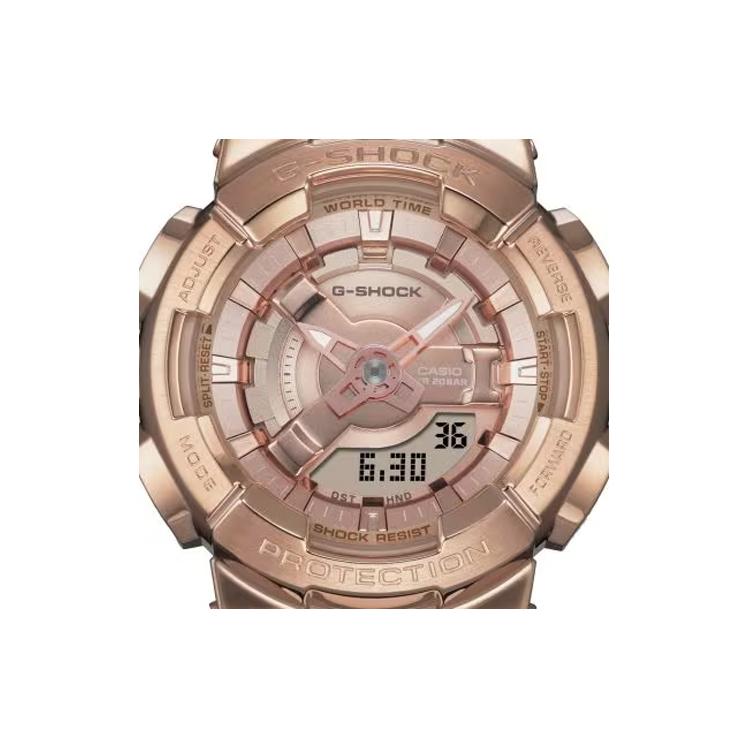 CASIO Women's Full Metal Series Gold Watch GM-S110PG-4AJF GM-S110PG-4AJF