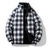 Herren Winter Daunenjacke 90% Weiße Ente Beidseitig tragbar Lockere Passform Warmer Freizeitmantel Kaltes Wetter