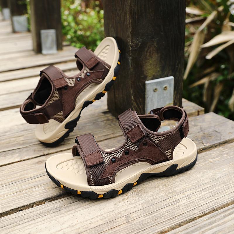 Summer Men's Beach Sandals Outdoor Breathable Casual Shoes Slippers