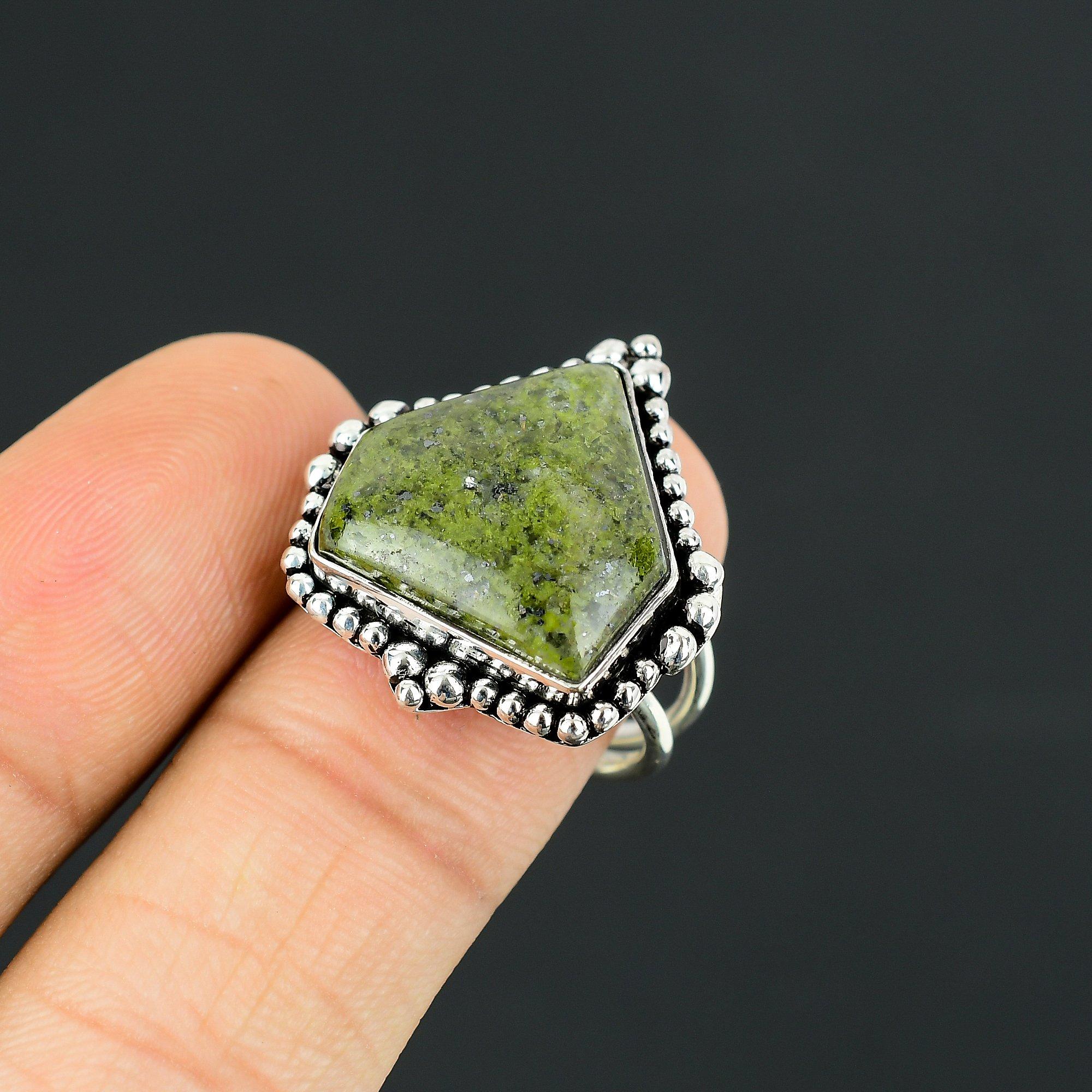 Friendship Day Deal Sterling Silver Natural Gogunjula Promise Ring Jewelry US 9 9