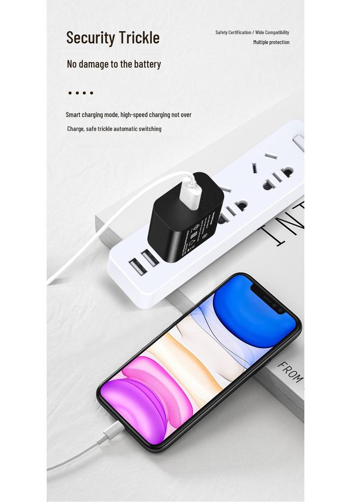 PD20W Multi-functional Fast Charger with TYPE-C Port, Japanese Standard, PSE Certified.