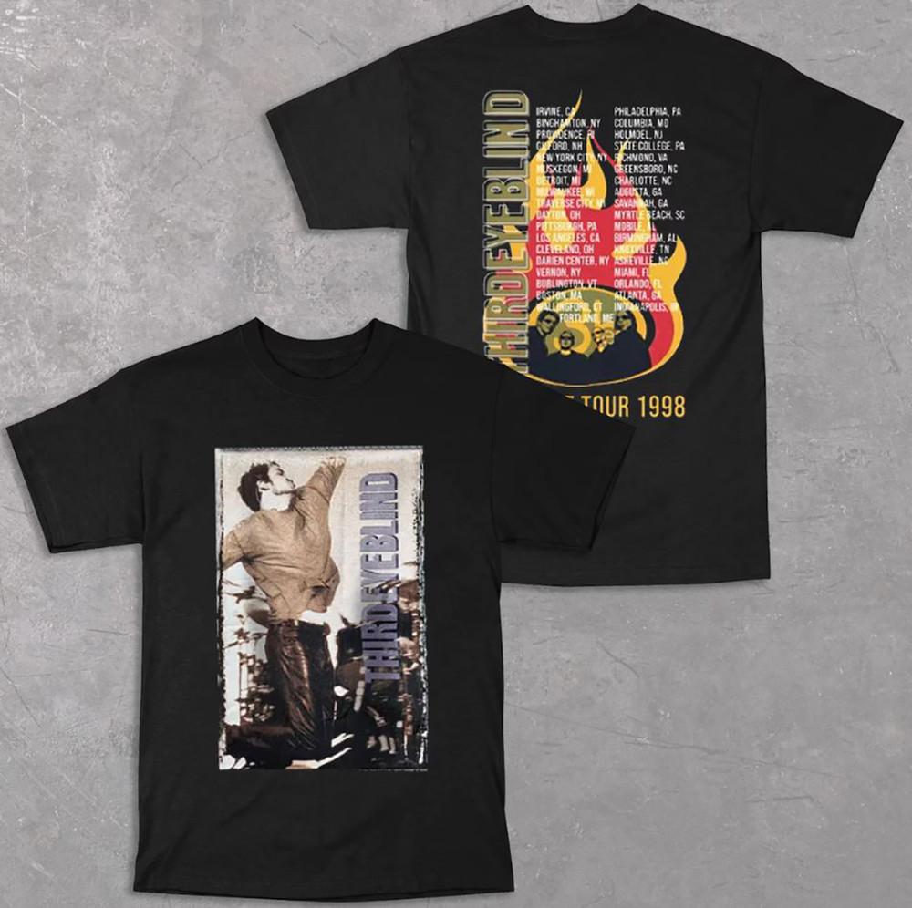 Third Eye Blind Bonfire Tour Rock Band Adult Cotton Unisex Shirt S To 5XL UR777 Unisex T-Shirt XXXXL